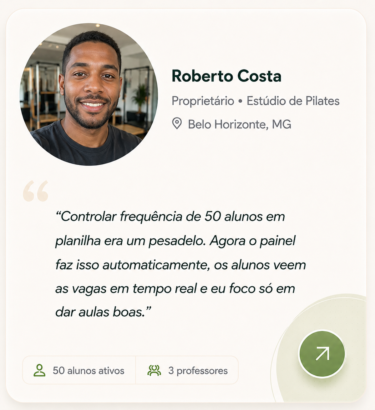 Depoimento de Patrícia Almeida, proprietária de salão de beleza, sobre o sistema MARCARO